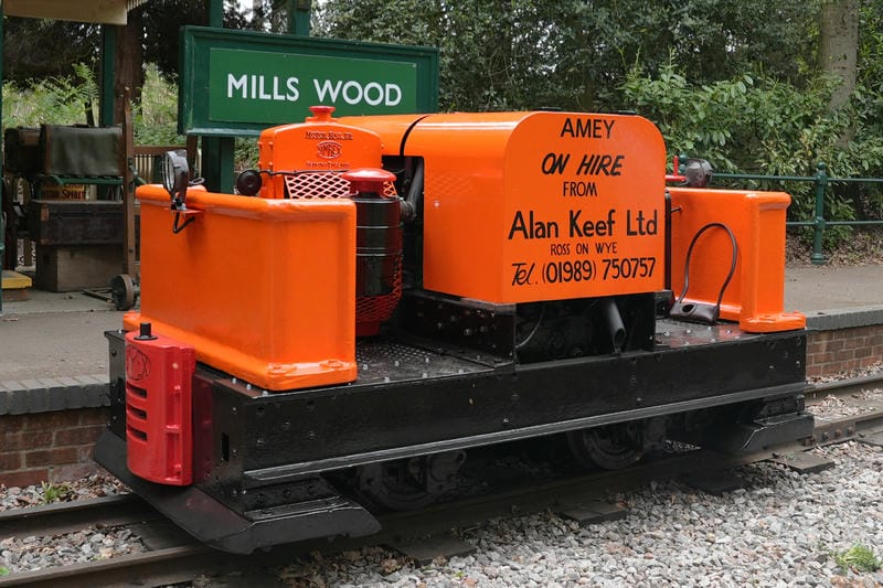 Amey at Mills Wood Station in her new colours