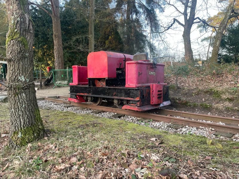Amey stored in the Mills Wood headshunt ahead of restoration