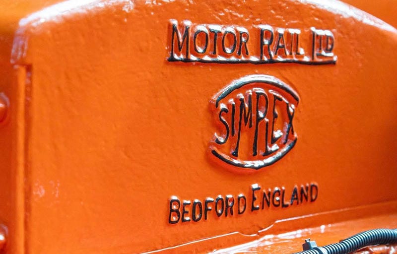 The Motor Rail Ltd. branding is excellently highlighted on Amey's radiator. Photo: Richard McKenzie