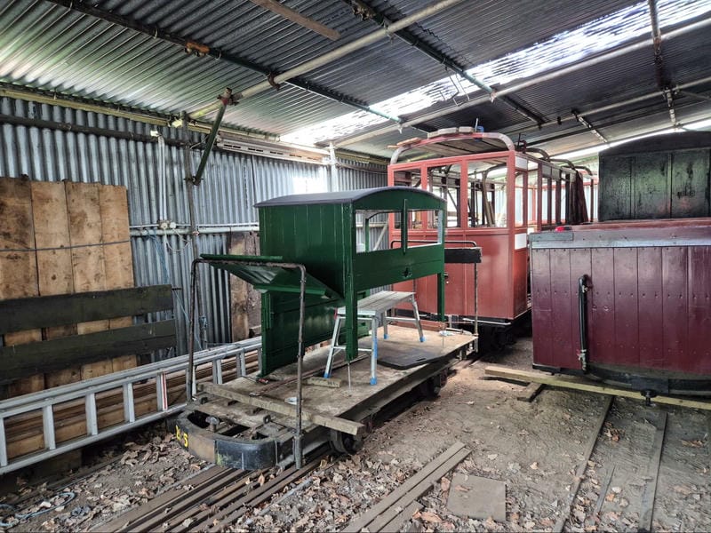 5713's cab after repainting. Photo: James Poyner.