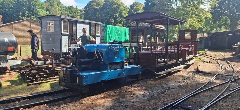 Two pictures of 9655 on loading tests and school trip services. Photos: Alex Holt.