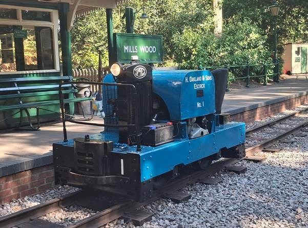 9655 on a test run at Mill’s Wood. Photo: Alex Holt.